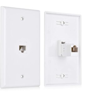 Cat6 Wall Socket Faceplate Single Port