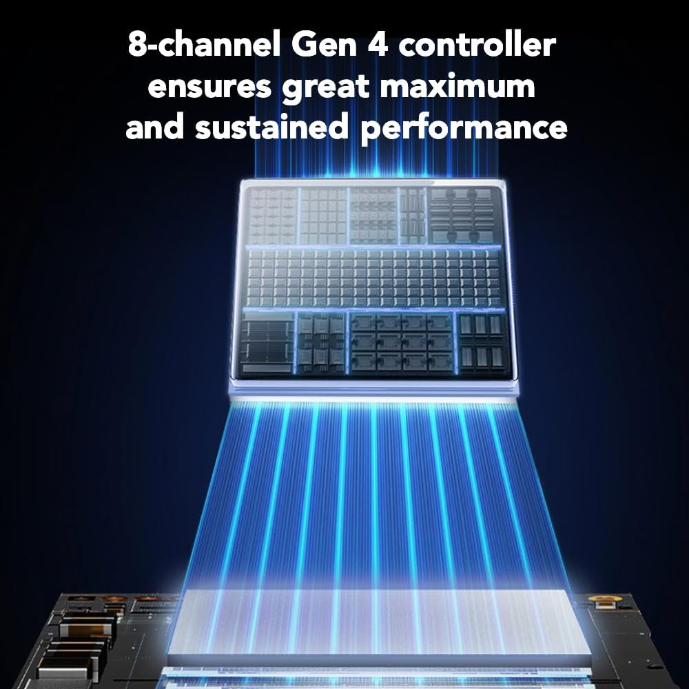 Lexar LNQ780 Gen4 Internal SSD NVMe 1TB M.2 2280 PCIe Gen4x4 - Image 3