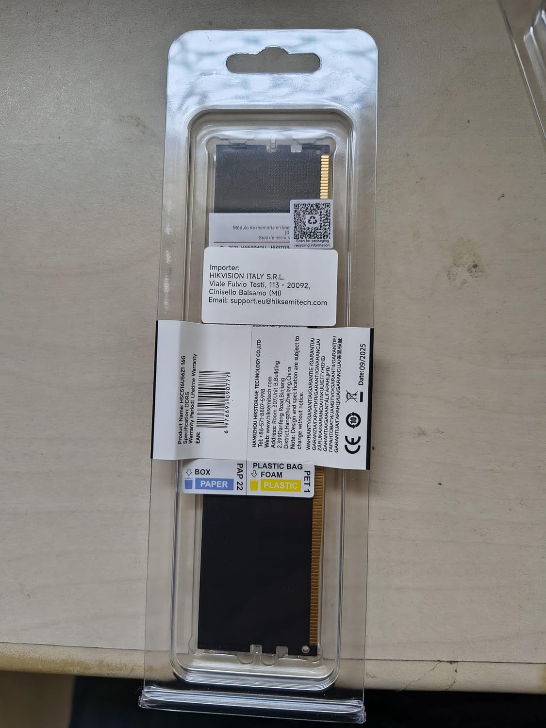 HIKSEMI DDR5 Desktop RAM 16GB 5600MHz UDIMM - Image 2
