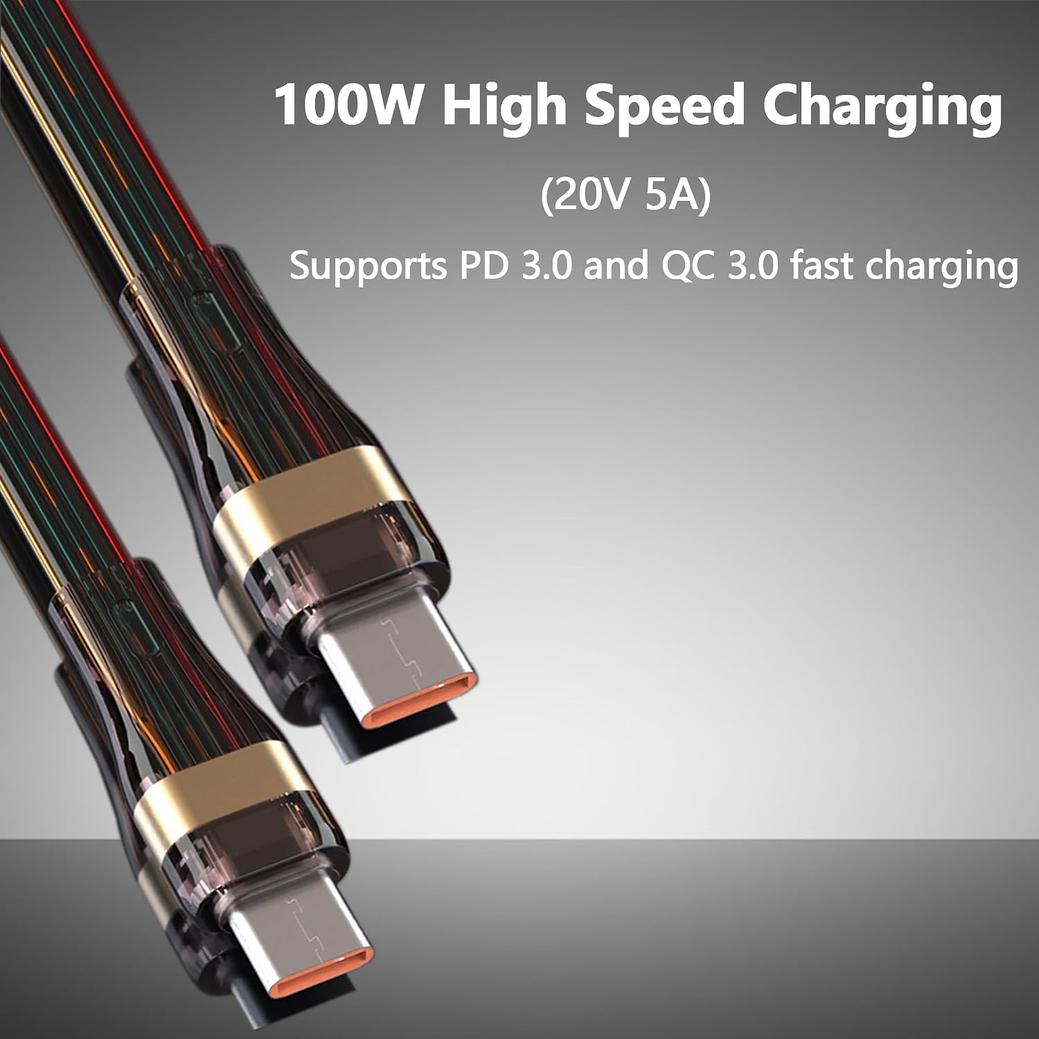 Havit CB6284 USB-C to USB-C 100W Silicone Cable - Image 3