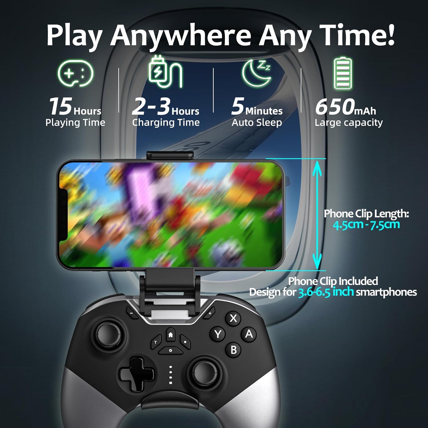 Havit NeoGrip RGB Wireless Bluetooth Gamepad HV-G180BT - Image 3