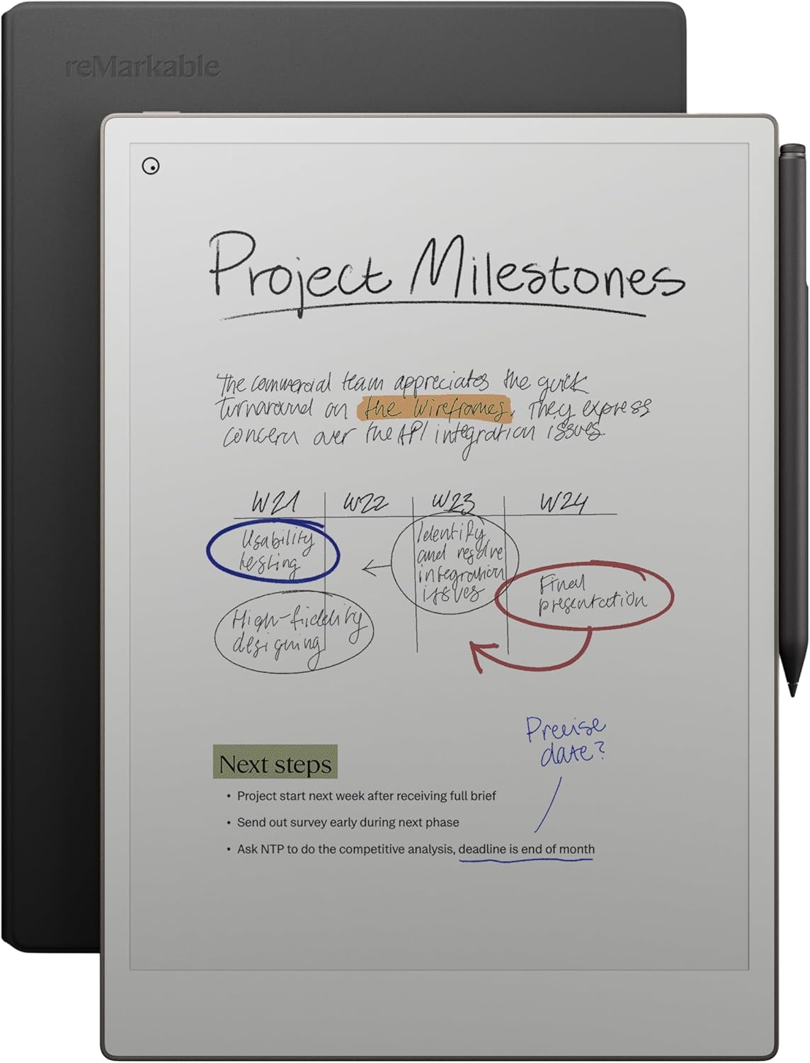 Remarkable Paper Pro with Pen and Folio Case