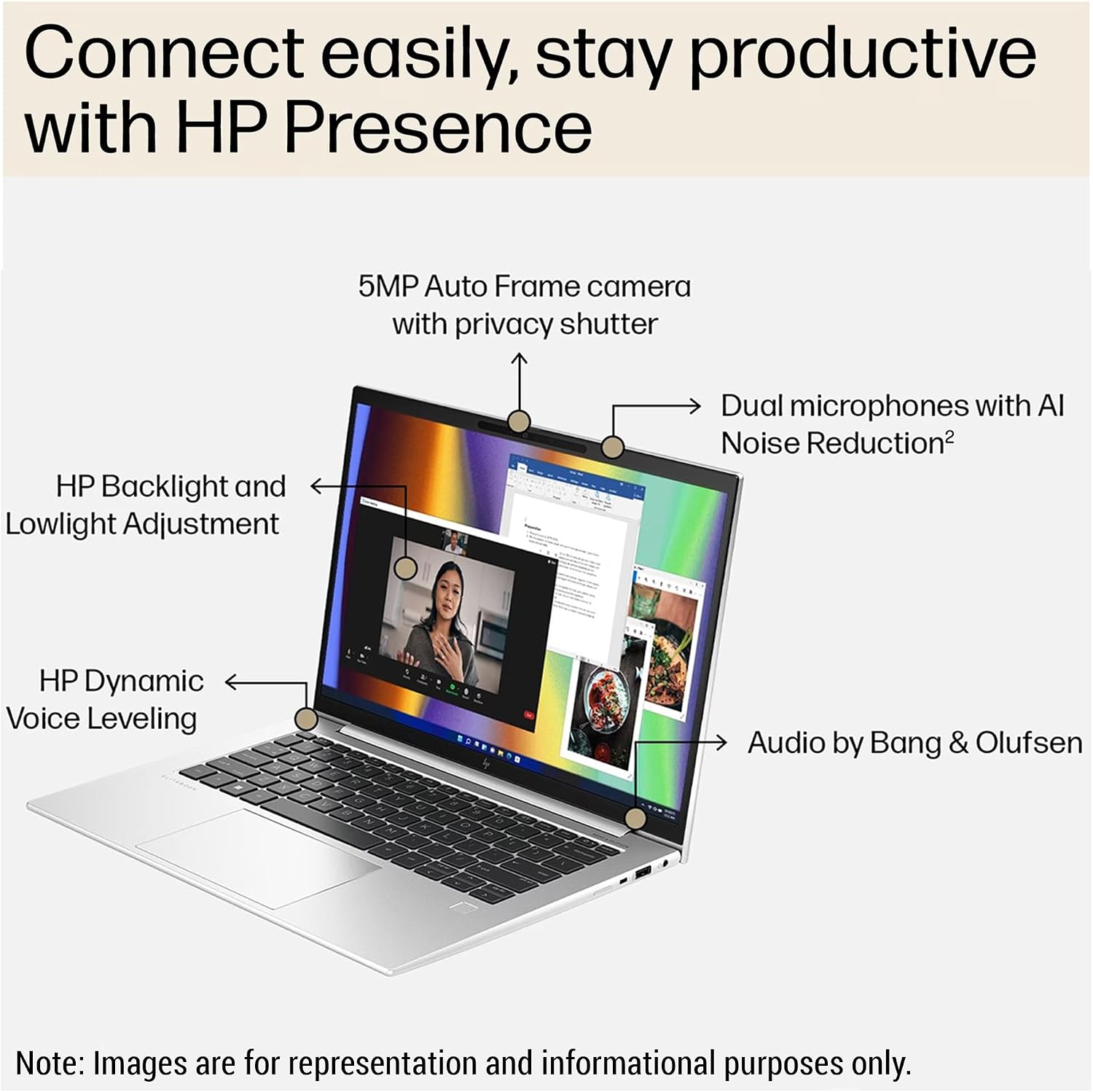 HP EliteBook 840 G10 Intel Core i5-1335U 16GB RAM 512GB SSD Windows 11 Pro 14" WUXGA Fingerprint - Image 3