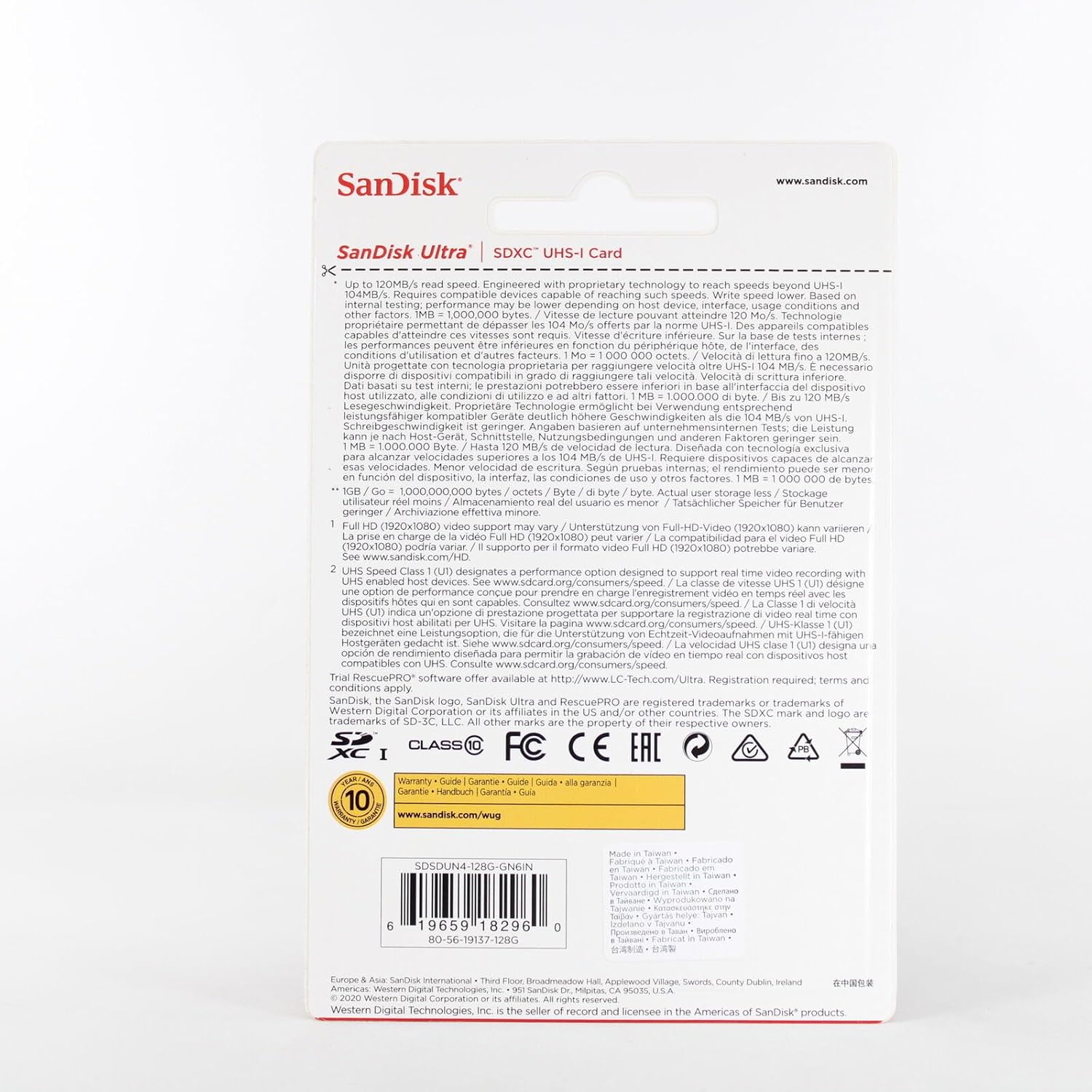 SanDisk Ultra UHS-I 256GB SD Card - Image 3