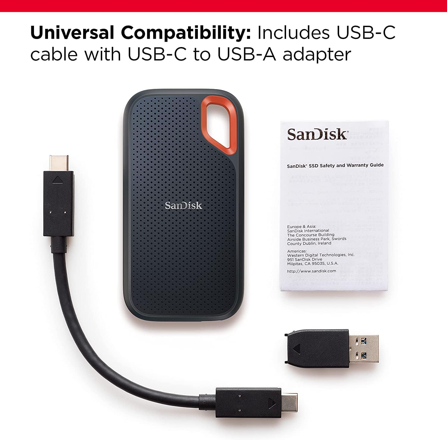 SanDisk Extreme Portable SSD E61 V2 1TB USB 3.2 Gen2 - Image 3