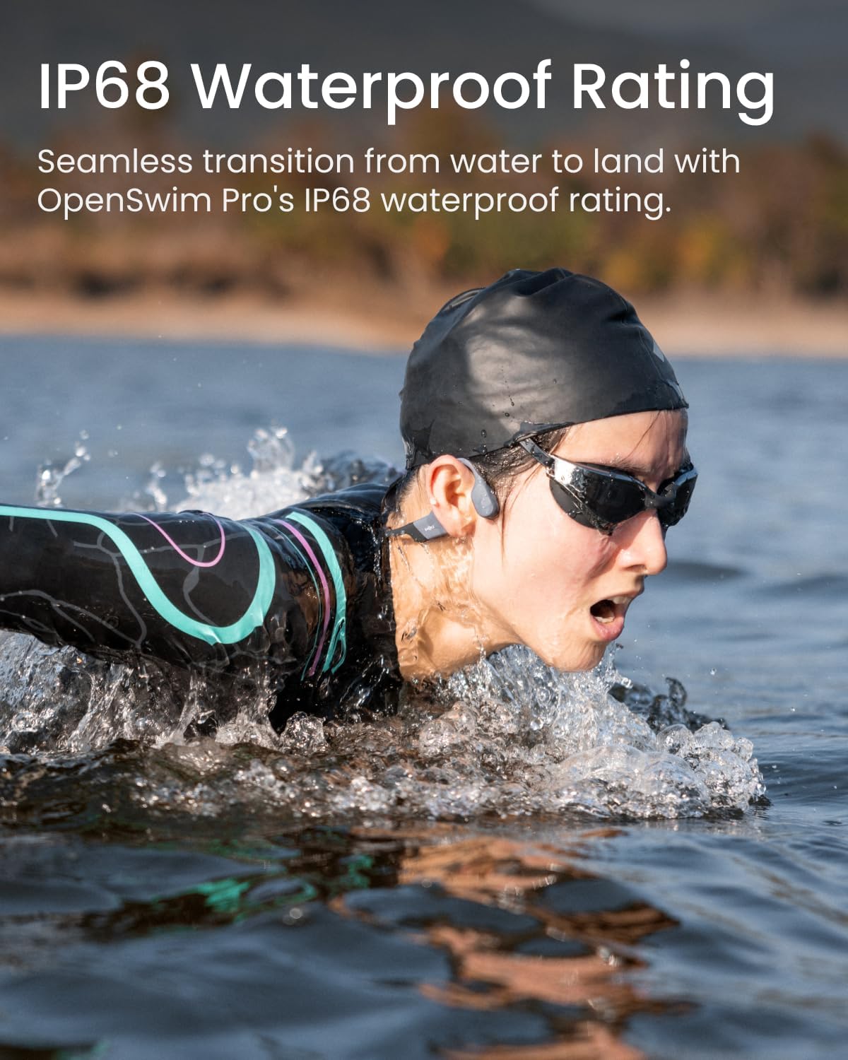 Shokz OpenSwim Pro Waterproof Bone Conduction Headphones - Image 2