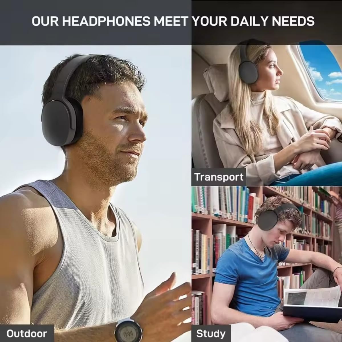 Havit Small Form Factor Bluetooth Wireless Headphones HV-H628BT - Image 2