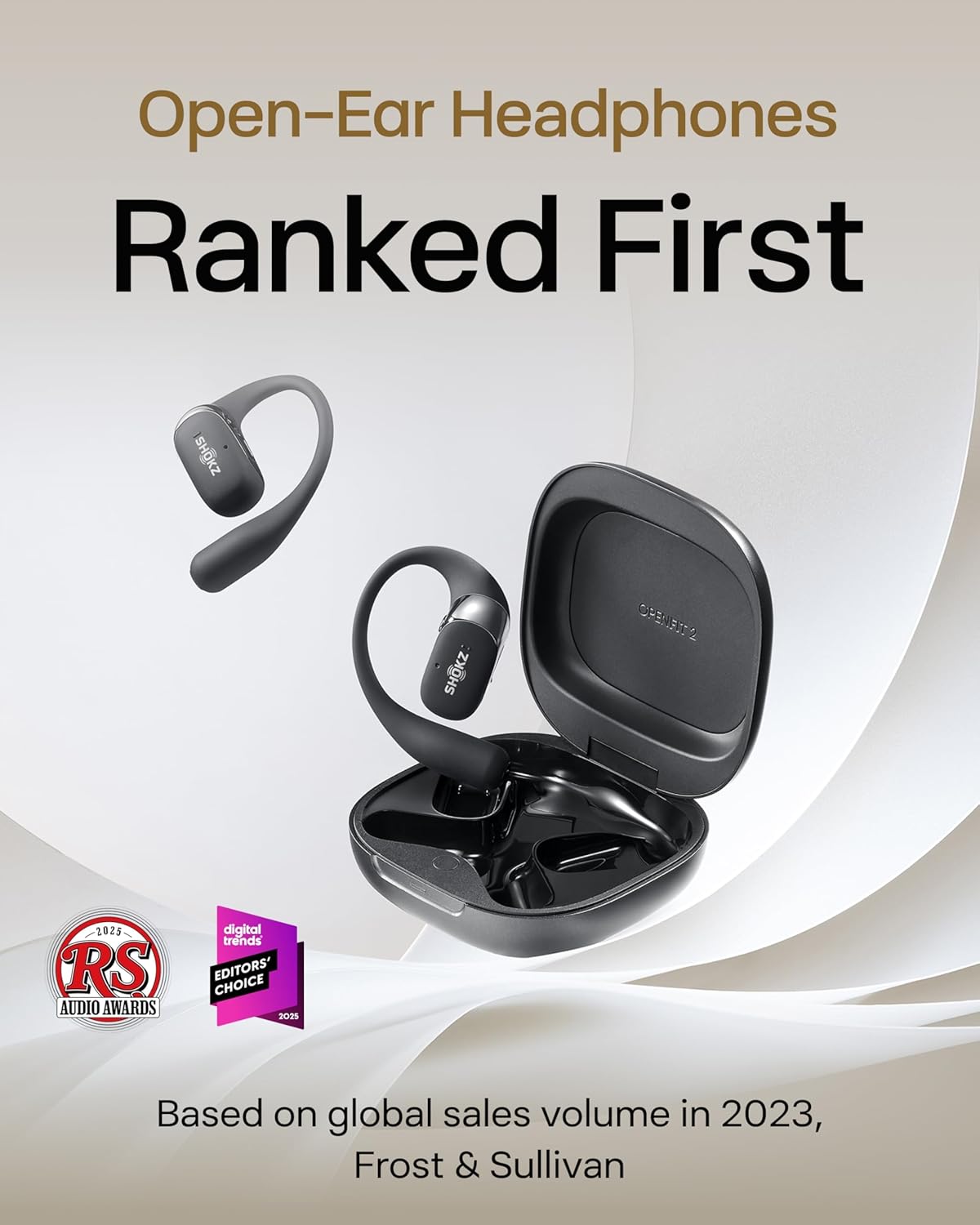 Shokz OpenFit 2 Open-Ear True Wireless Earbuds - Image 2