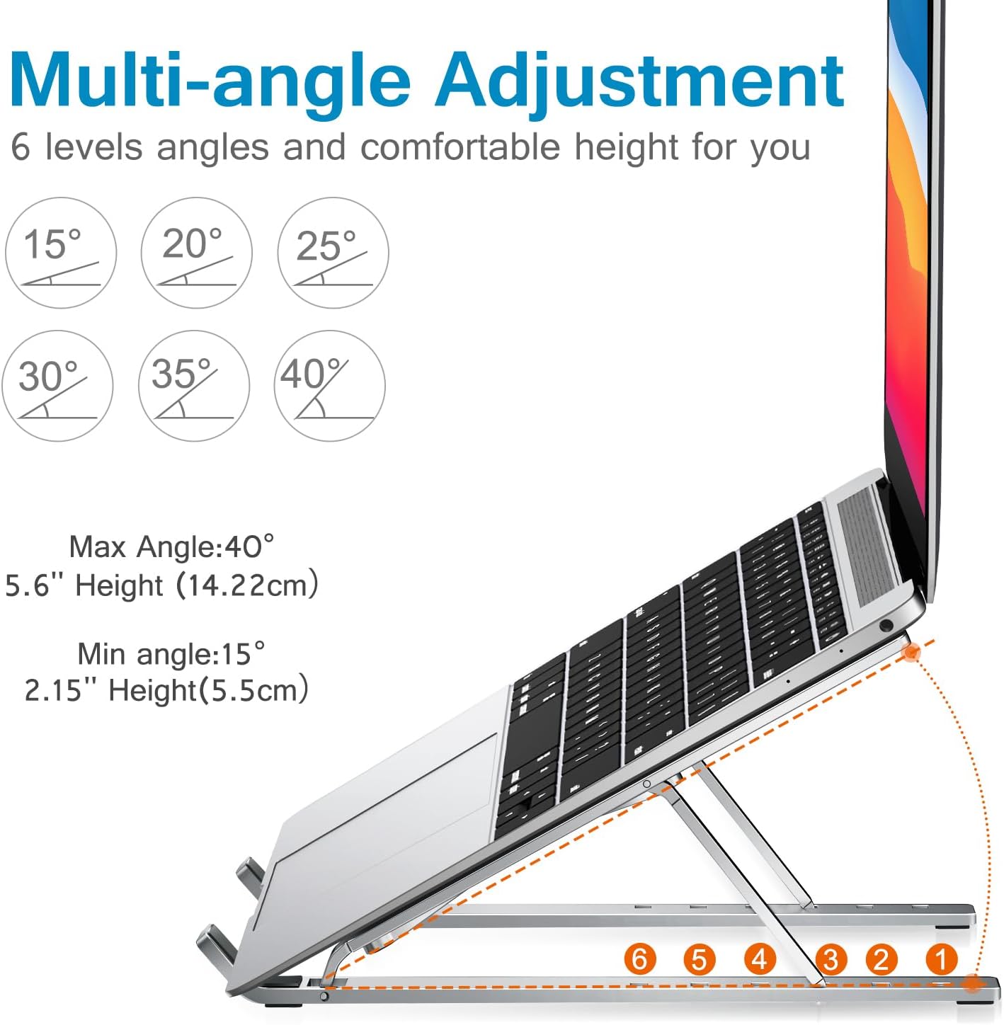 Havit ST7304 Aluminum Foldable Laptop Stand - Image 4