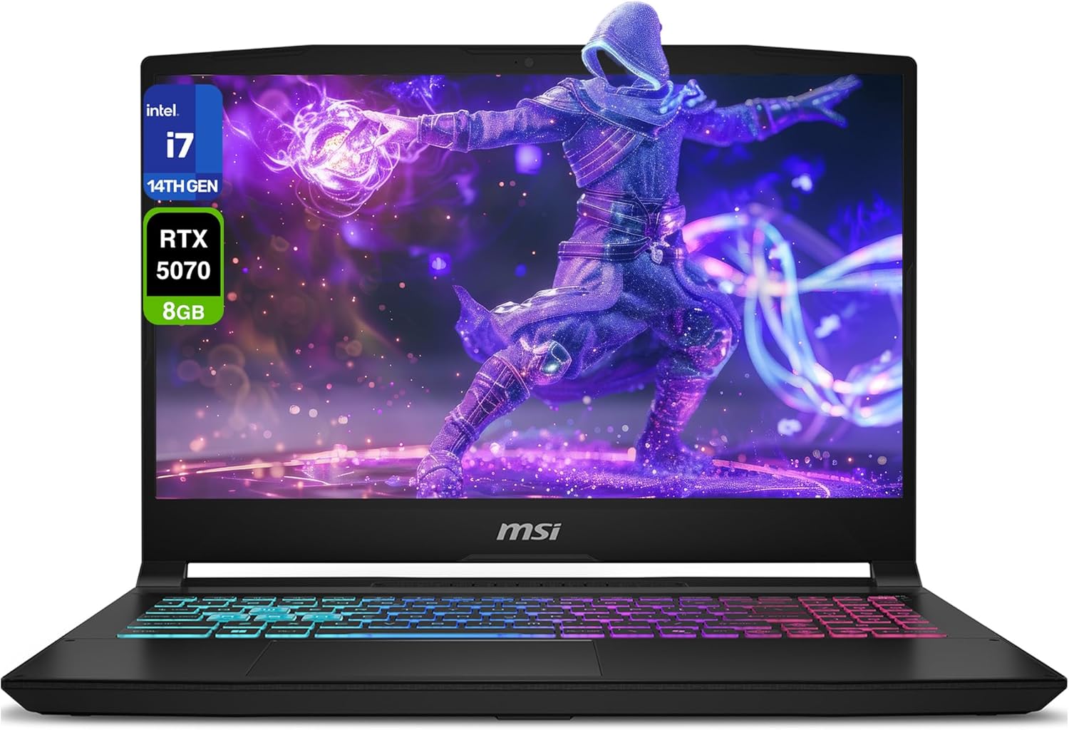 MSI Katana 15 HX B14WGK Intel Core i7-14650HX 16GB RAM 512GB SSD RTX 5070 8GB 15.6" QHD Black