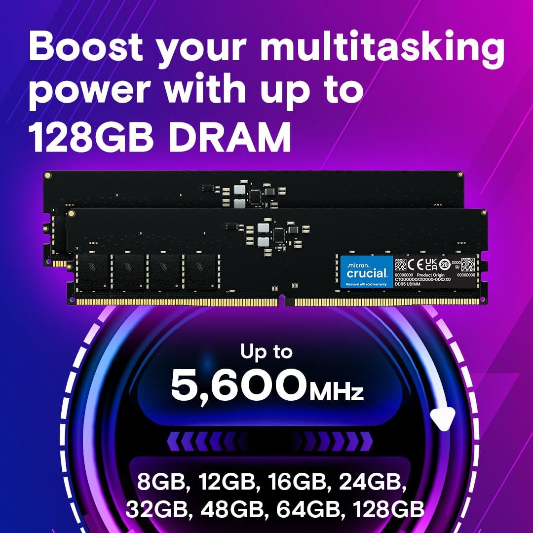 Crucial DDR5 Desktop RAM 16GB 5600MHz UDIMM - Image 3