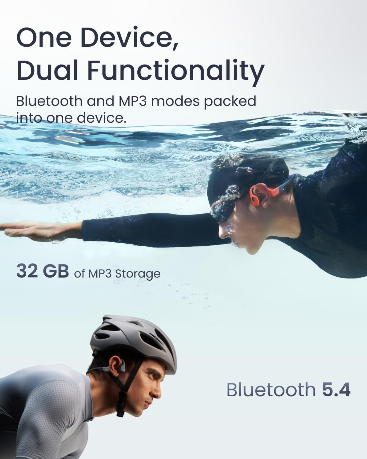 Shokz OpenSwim Pro Waterproof Bone Conduction Headphones - Image 3
