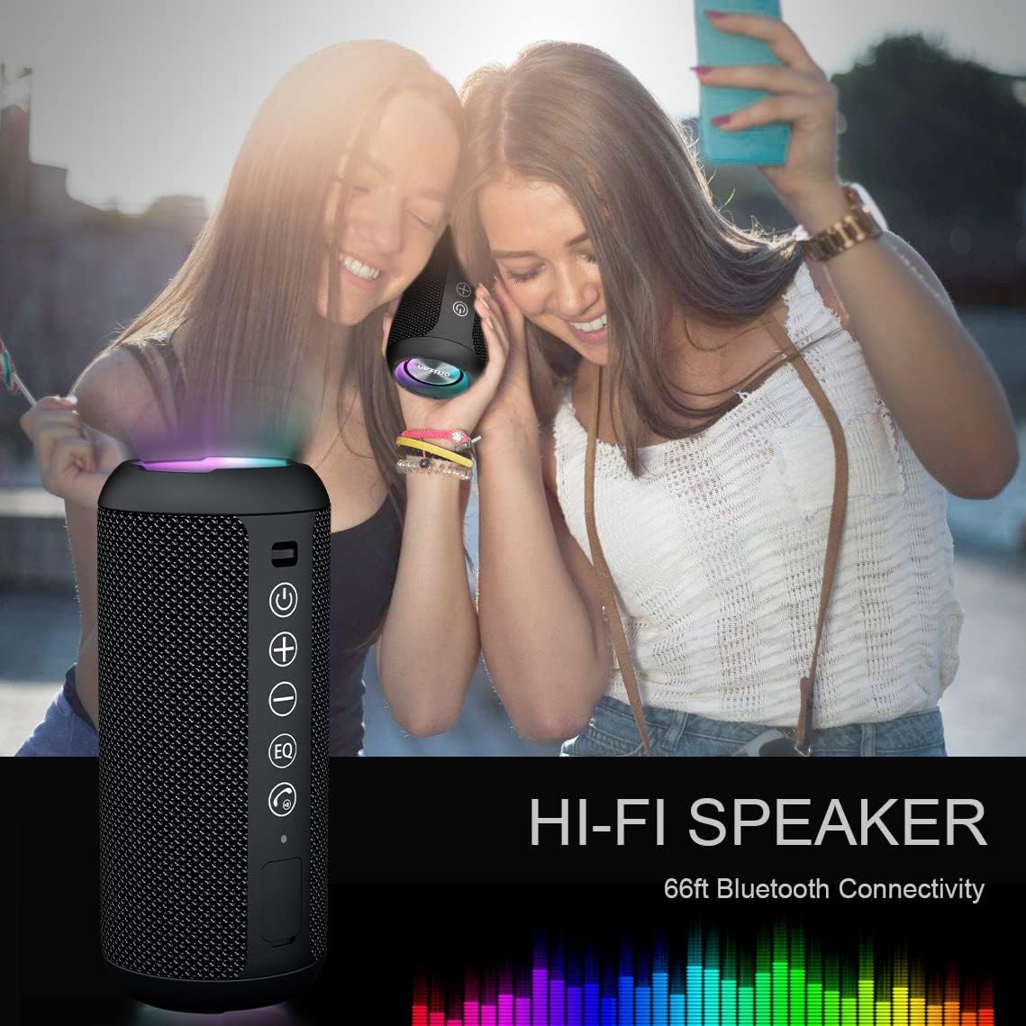 Havit Multi-Color Ambient Light Bluetooth Speaker HV-SK889BT - Image 3
