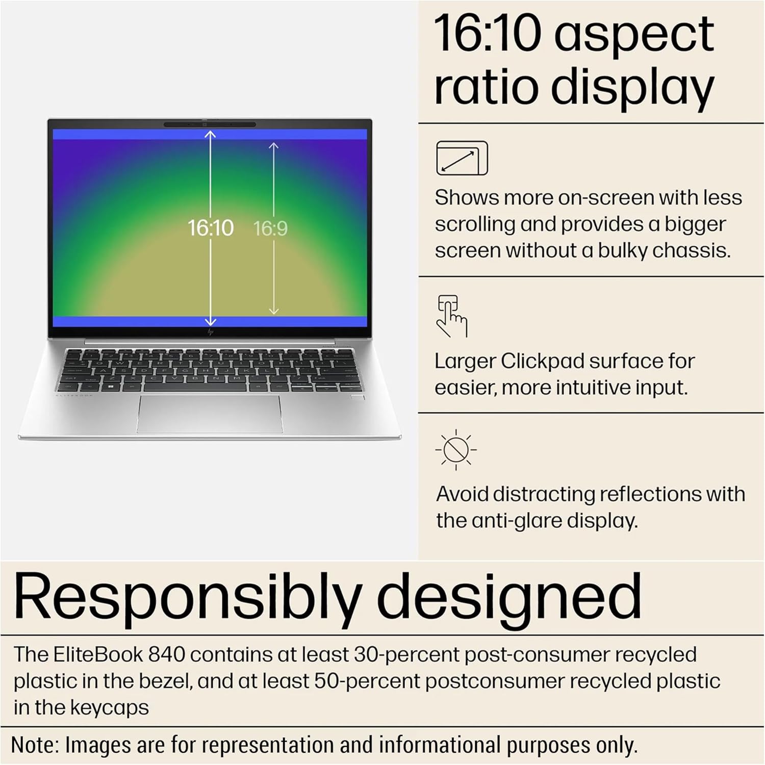 HP EliteBook 840 G10 Intel Core i5-1335U 16GB RAM 512GB SSD Windows 11 Pro 14" WUXGA Fingerprint - Image 2