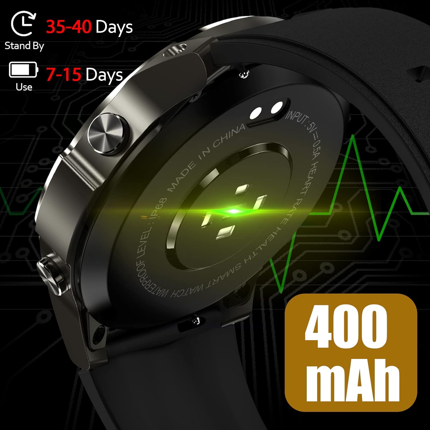 Havit MegaView AMOLED Smart Watch HV-M9068 - Image 3