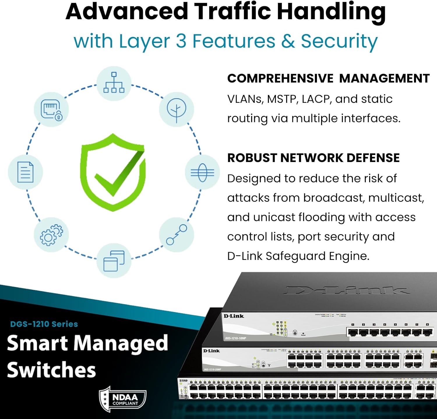 D-Link DGS-1210-52 52-Port Gigabit Smart Managed Switch Non-PoE - Image 4