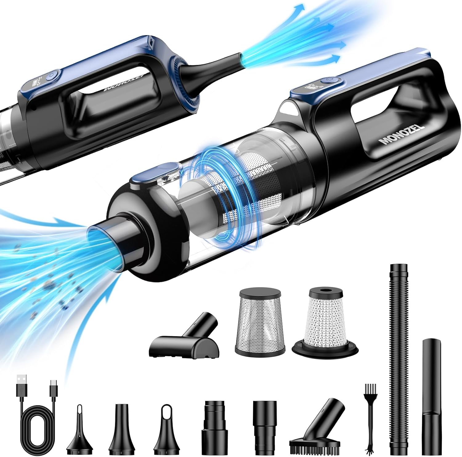 Havit VC019 Car Vacuum 2-in-1