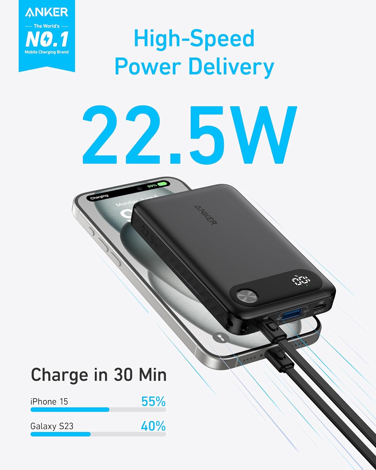 Anker Zolo Powerbank 22.5W 10000mAh - Image 2