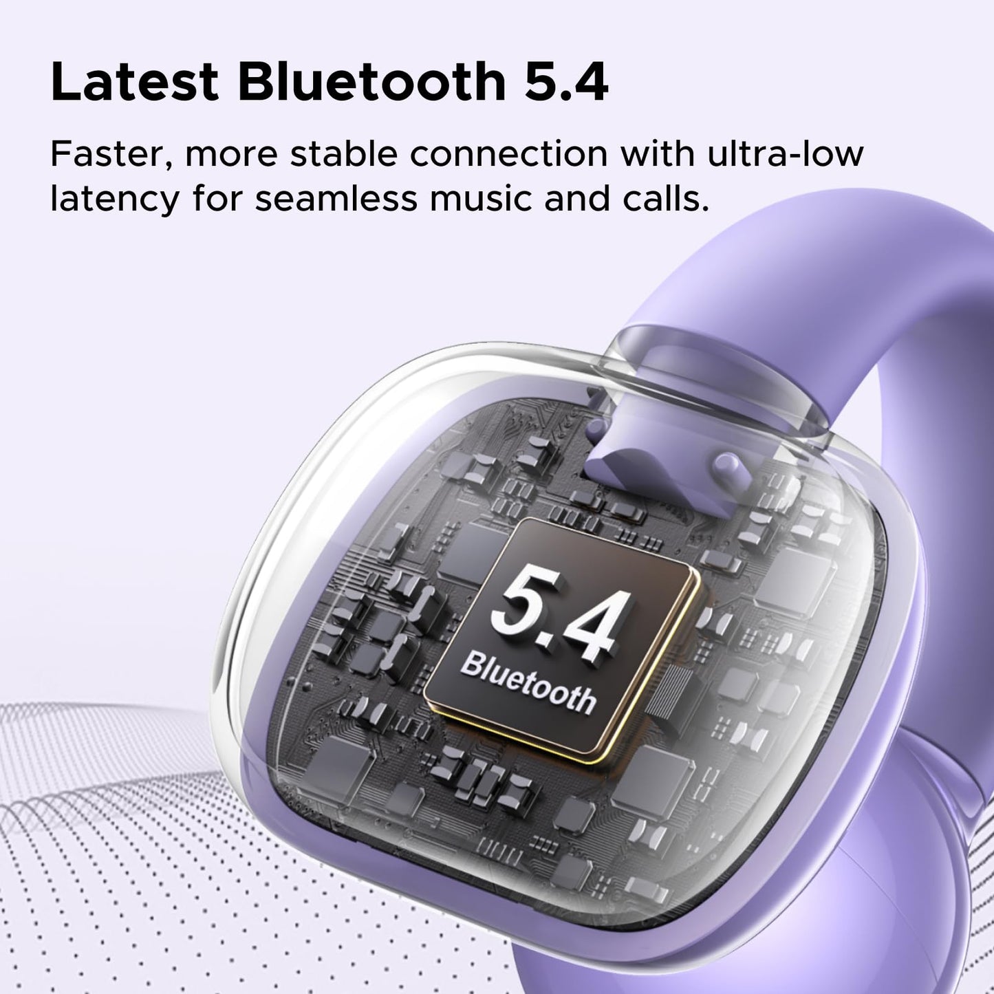 UGREEN WS209 HiTune S3 Open-Ear True Wireless Bluetooth Earbuds Purple - Image 4