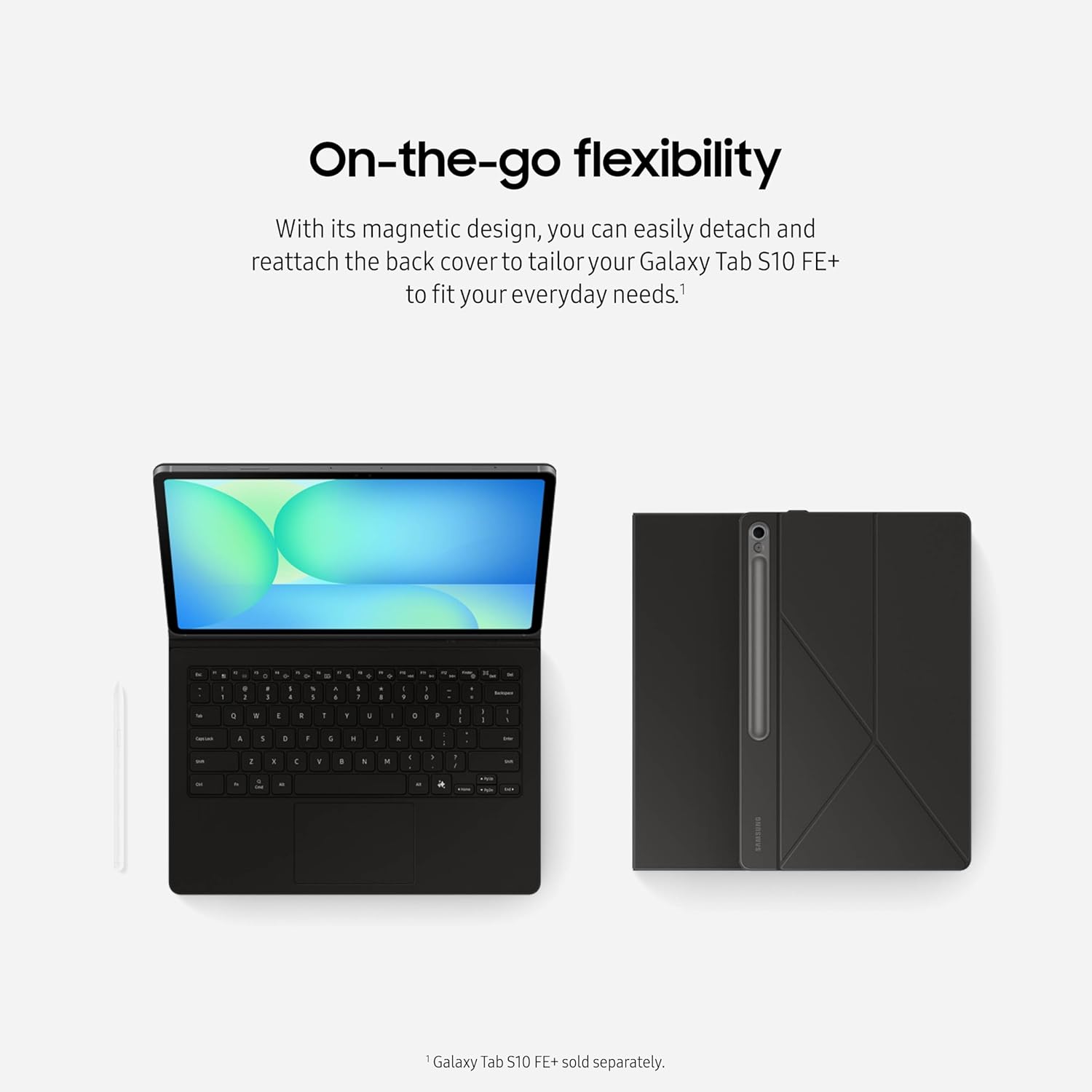 Samsung Book Cover Keyboard for Galaxy Tab S10 FE Plus/S10 FE+ 5G - Image 3