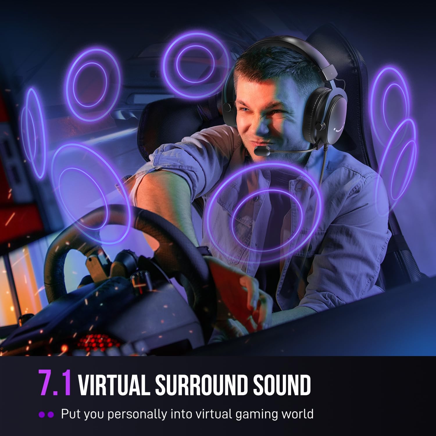 Havit Gamenote Wired Gaming Headphone with Mic HV-H2015E - Image 2