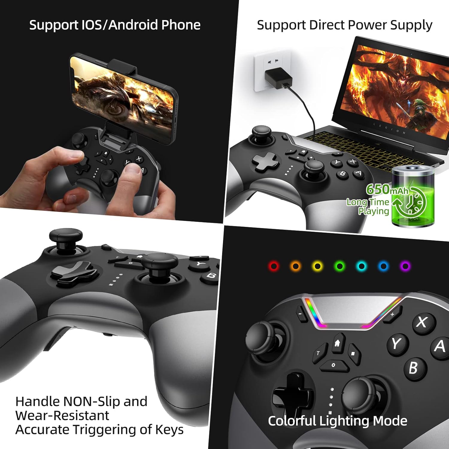 Havit NeoGrip RGB Wireless Bluetooth Gamepad HV-G180BT - Image 2