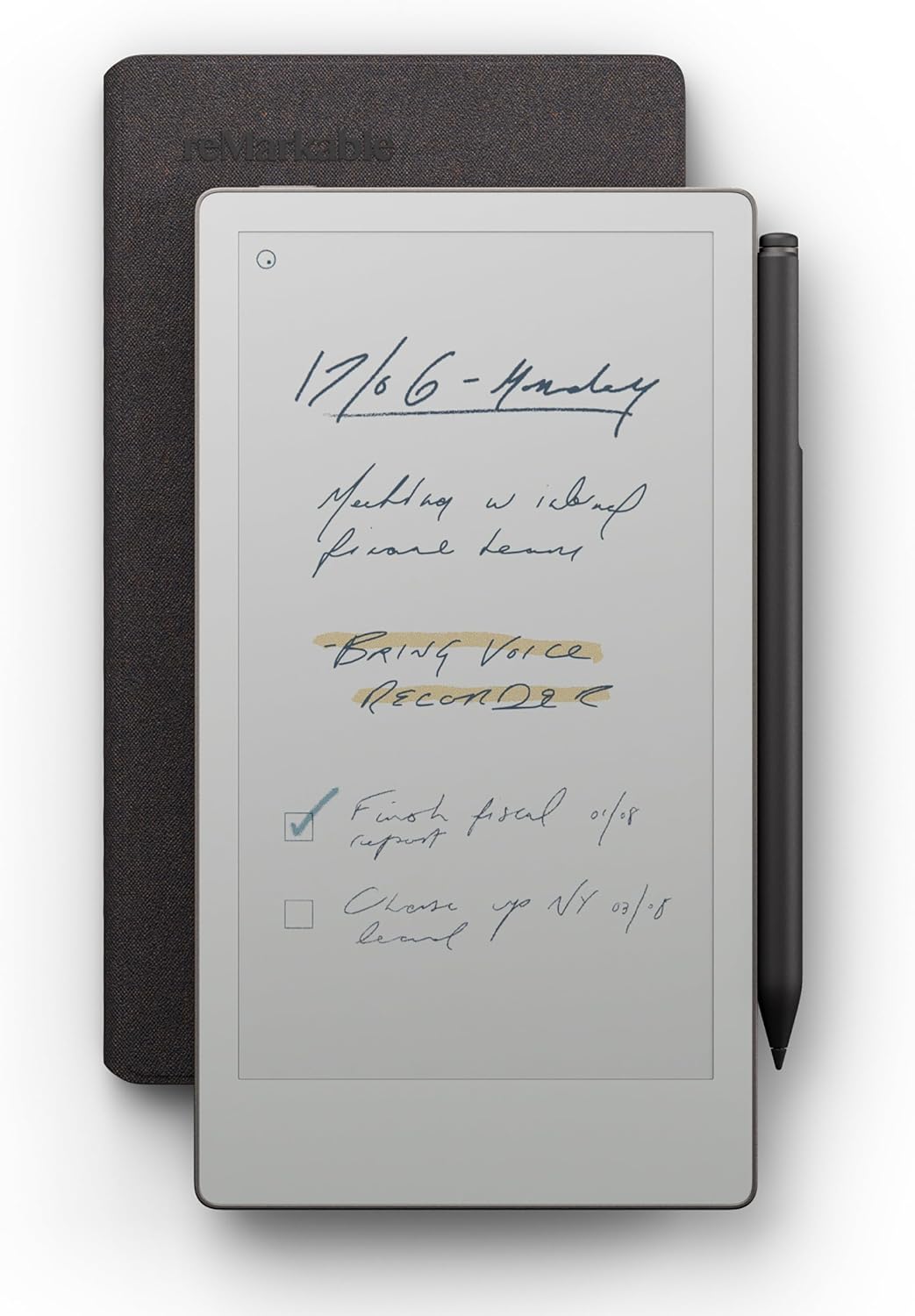 Remarkable Paper Pro 7.3", Colour E-Ink with Marker and Book Folio