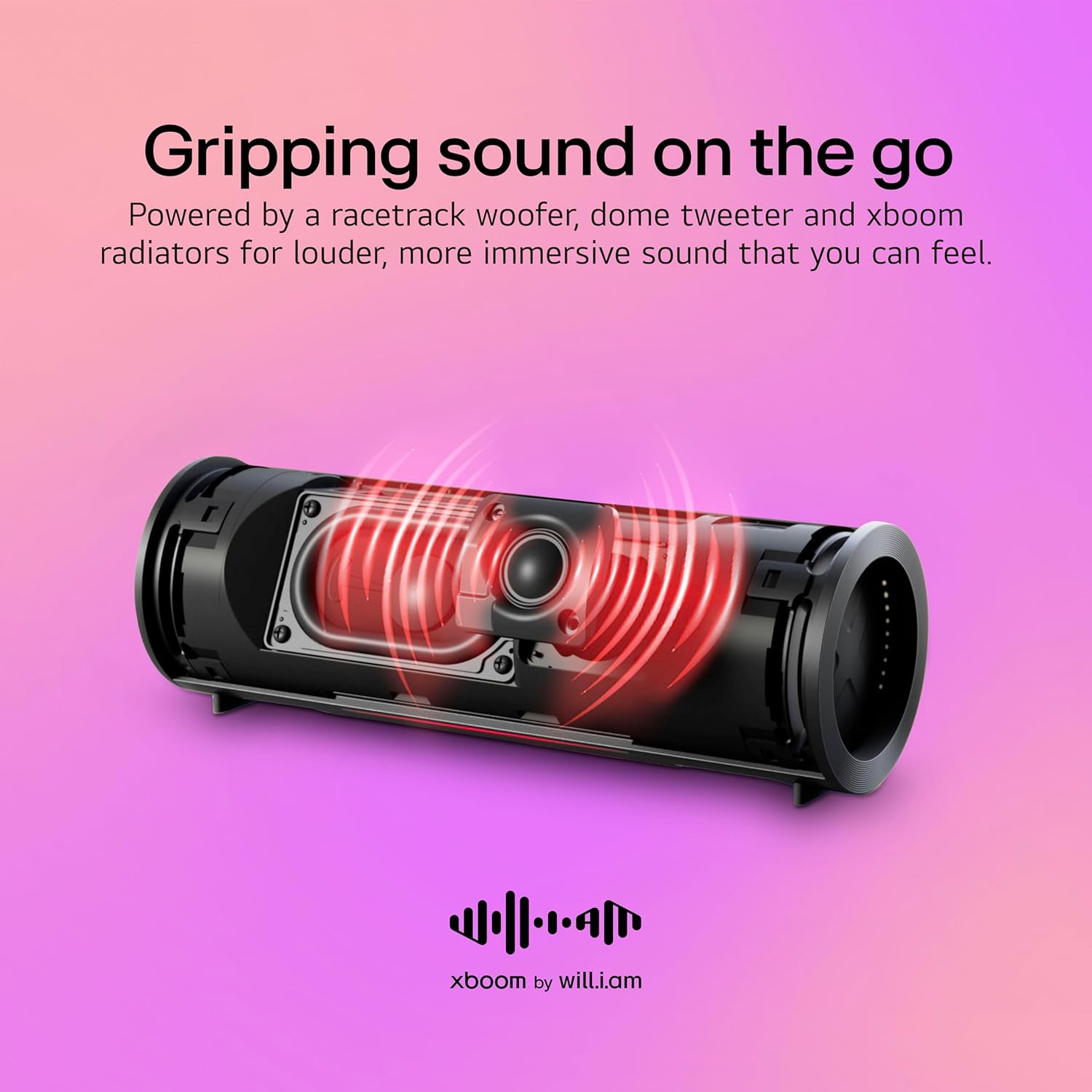 LG XBoom Grab Portable Bluetooth Speaker - Image 3