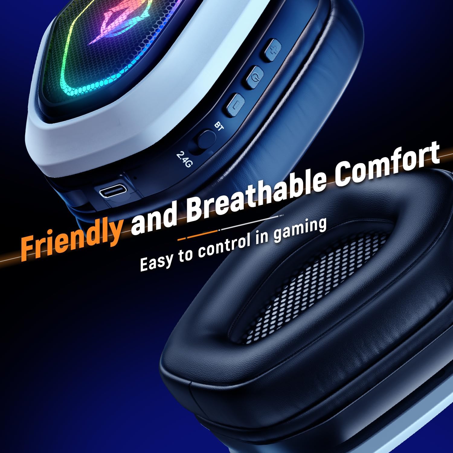 Havit Gamenote Five-Mode Wireless Gaming Headphone HV-Fuxi-H7