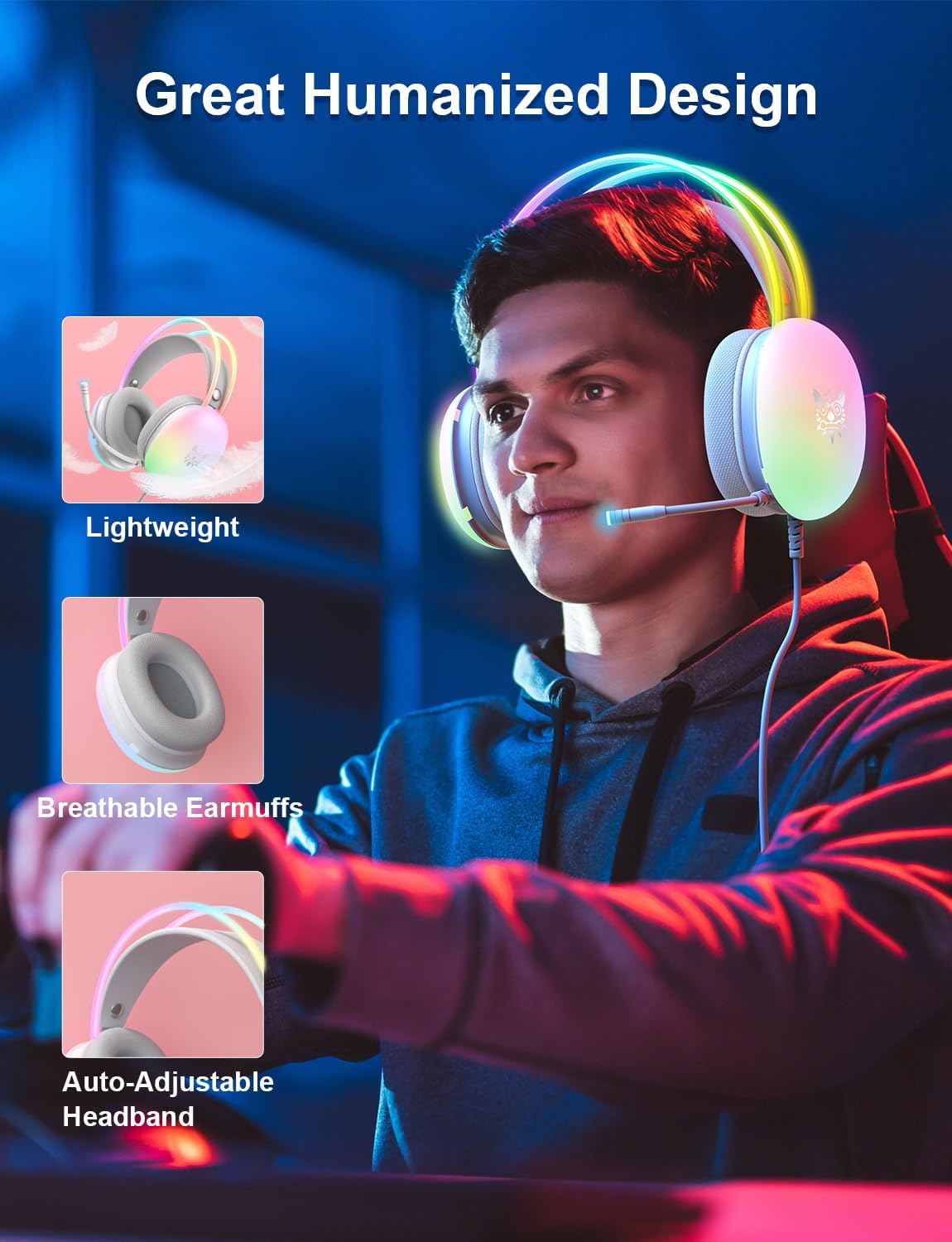 Havit Gamenote Wired Gaming Headphone HV-H2049d - Image 3