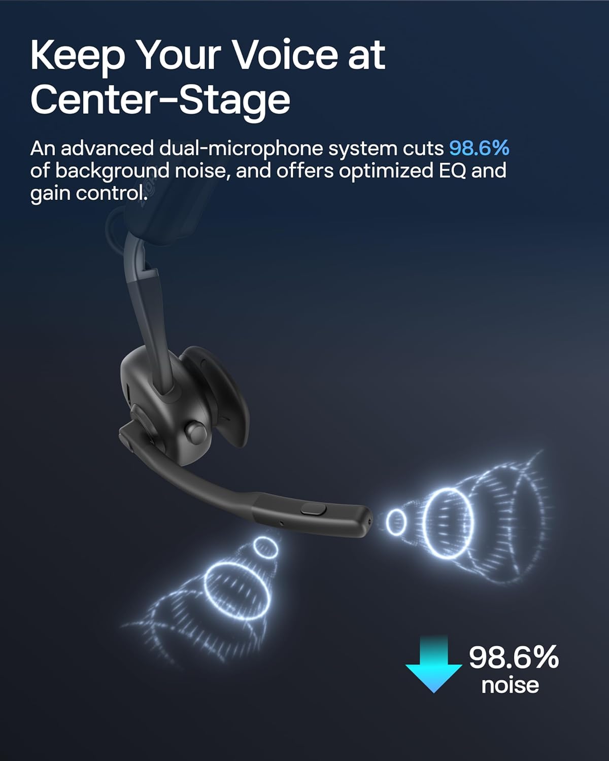 Shokz OpenMeet Bone Conduction Business Headphones - Image 4