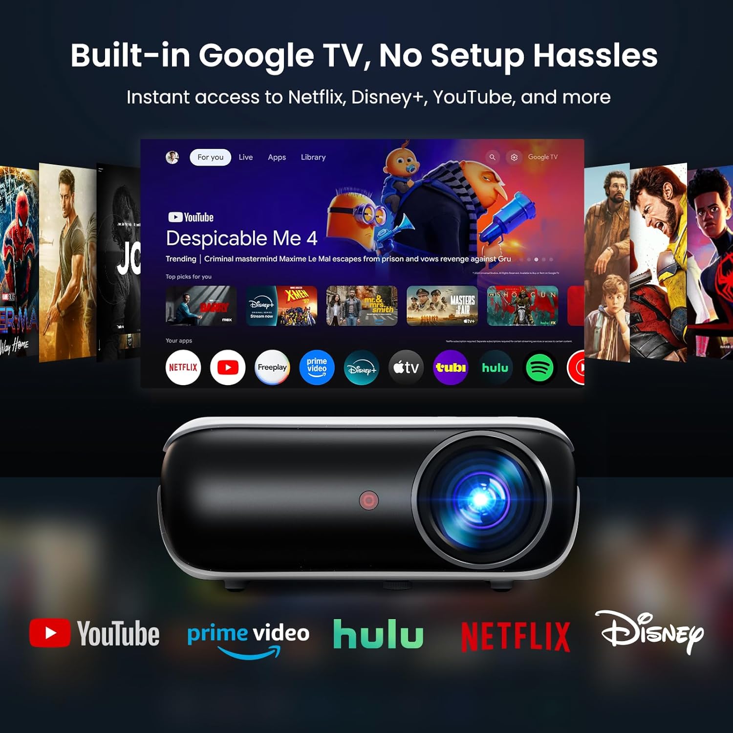 Havit PJ300 Plus Smart Projector - Image 2
