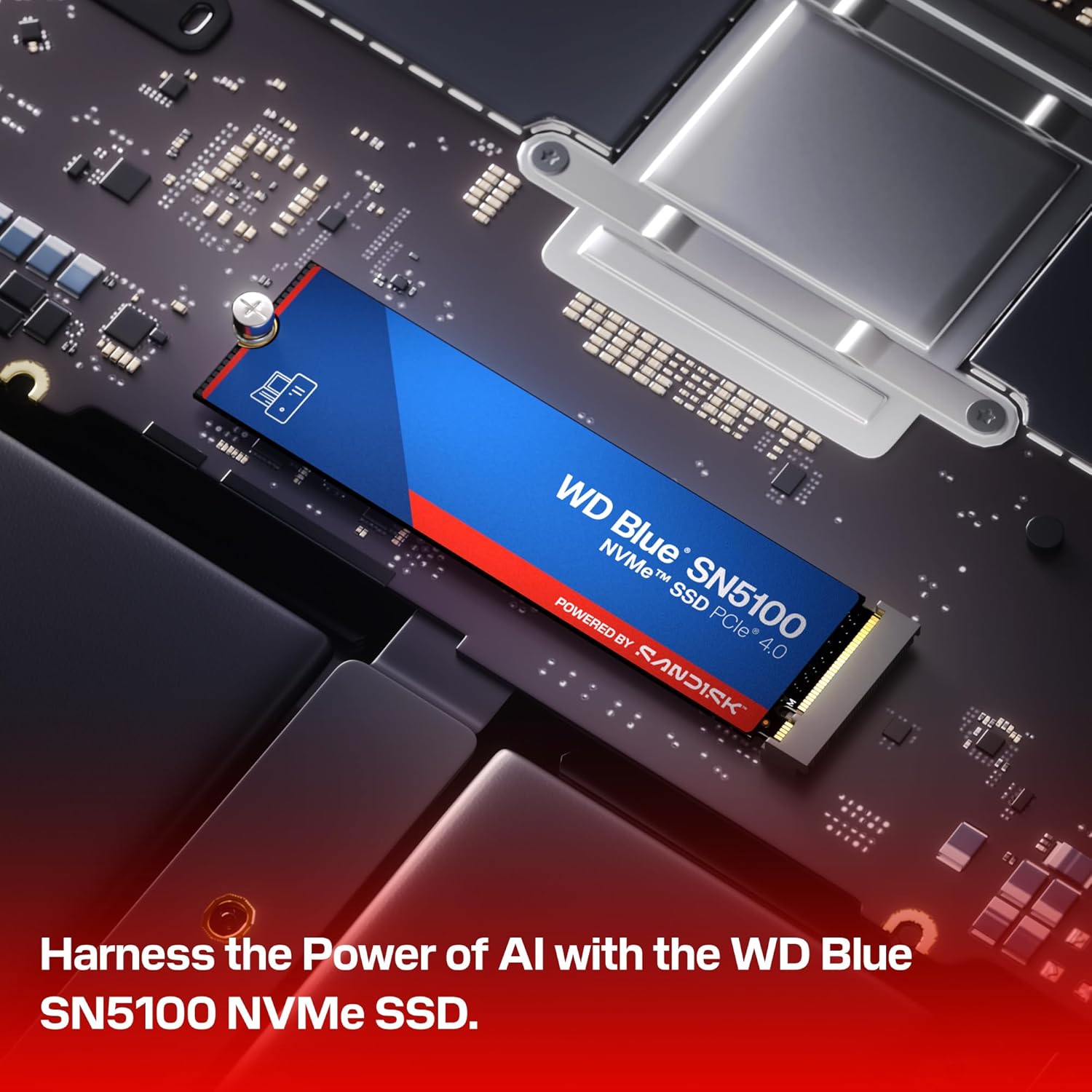 WD Blue SN5100 Internal SSD NVMe 500GB M.2 2280 PCIe Gen4 - Image 3