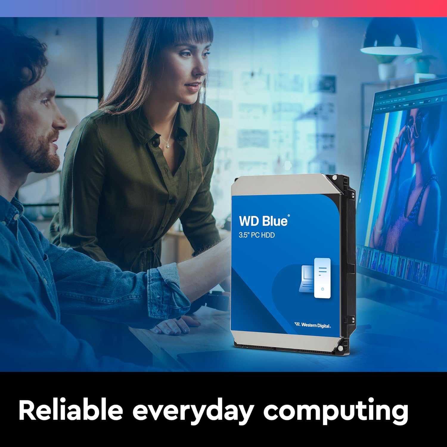 WD Blue 6TB 3.5" Desktop Hard Drive (Pullout, Tested) - Image 2