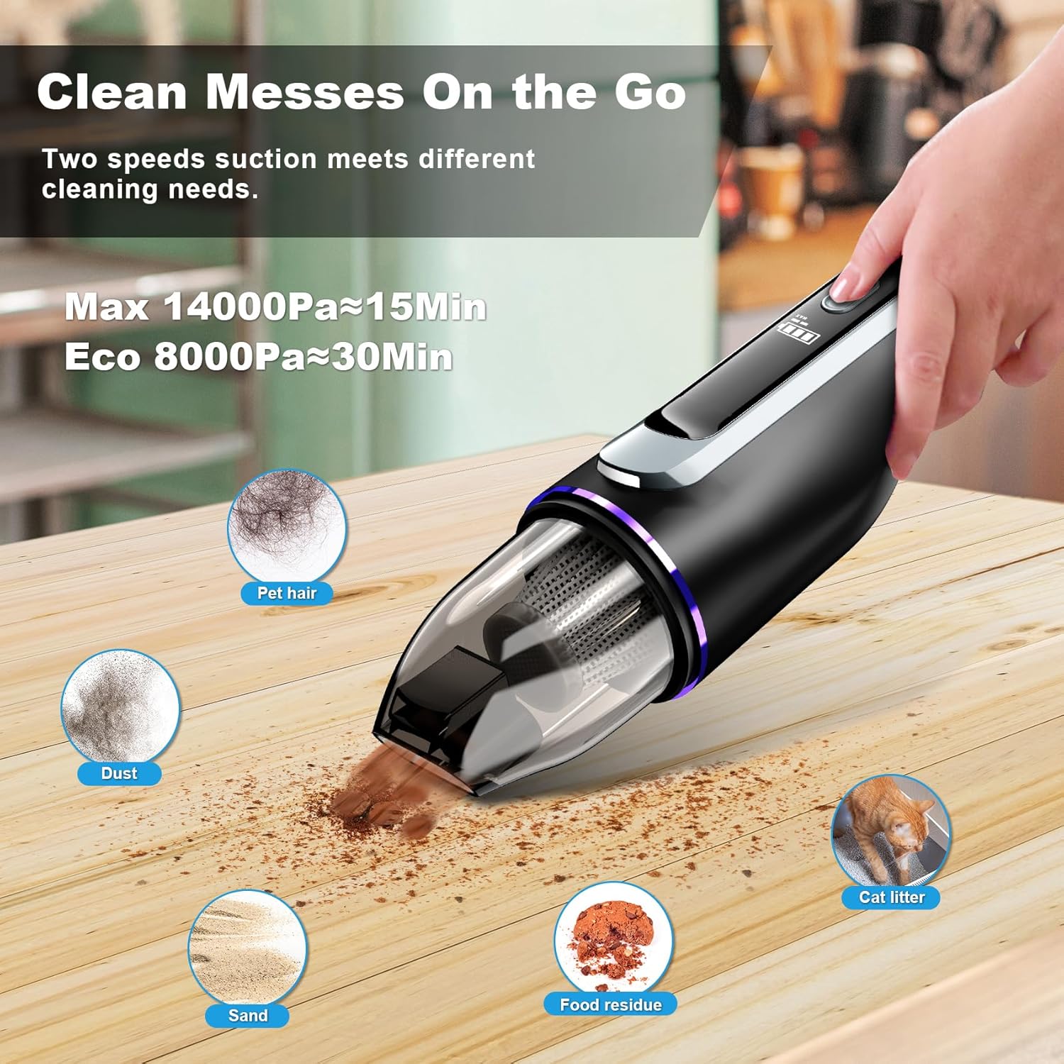 Havit VC015 Handheld Cordless Vacuum - Image 3