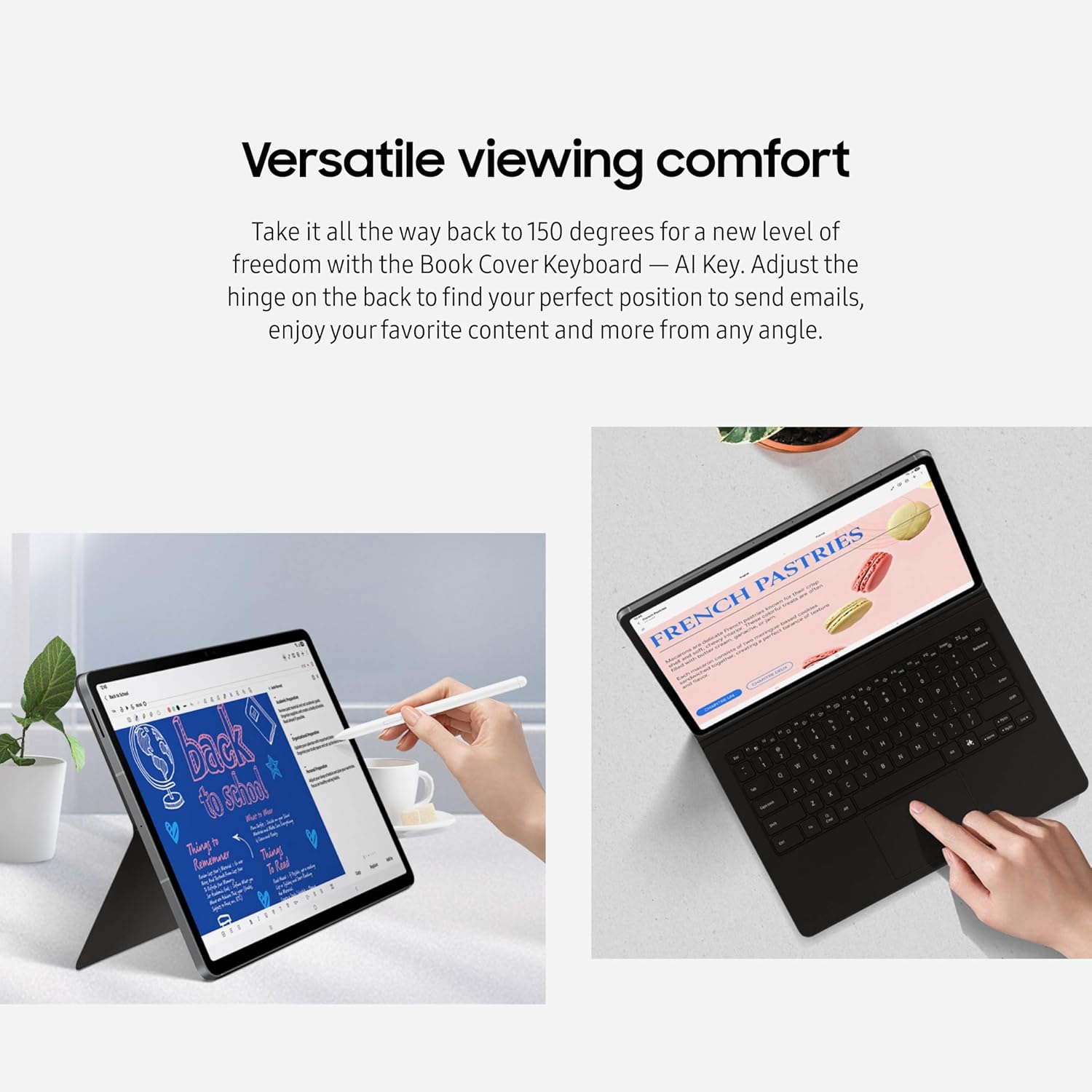 Samsung Book Cover Keyboard for Galaxy Tab S10 FE Plus/S10 FE+ 5G - Image 4