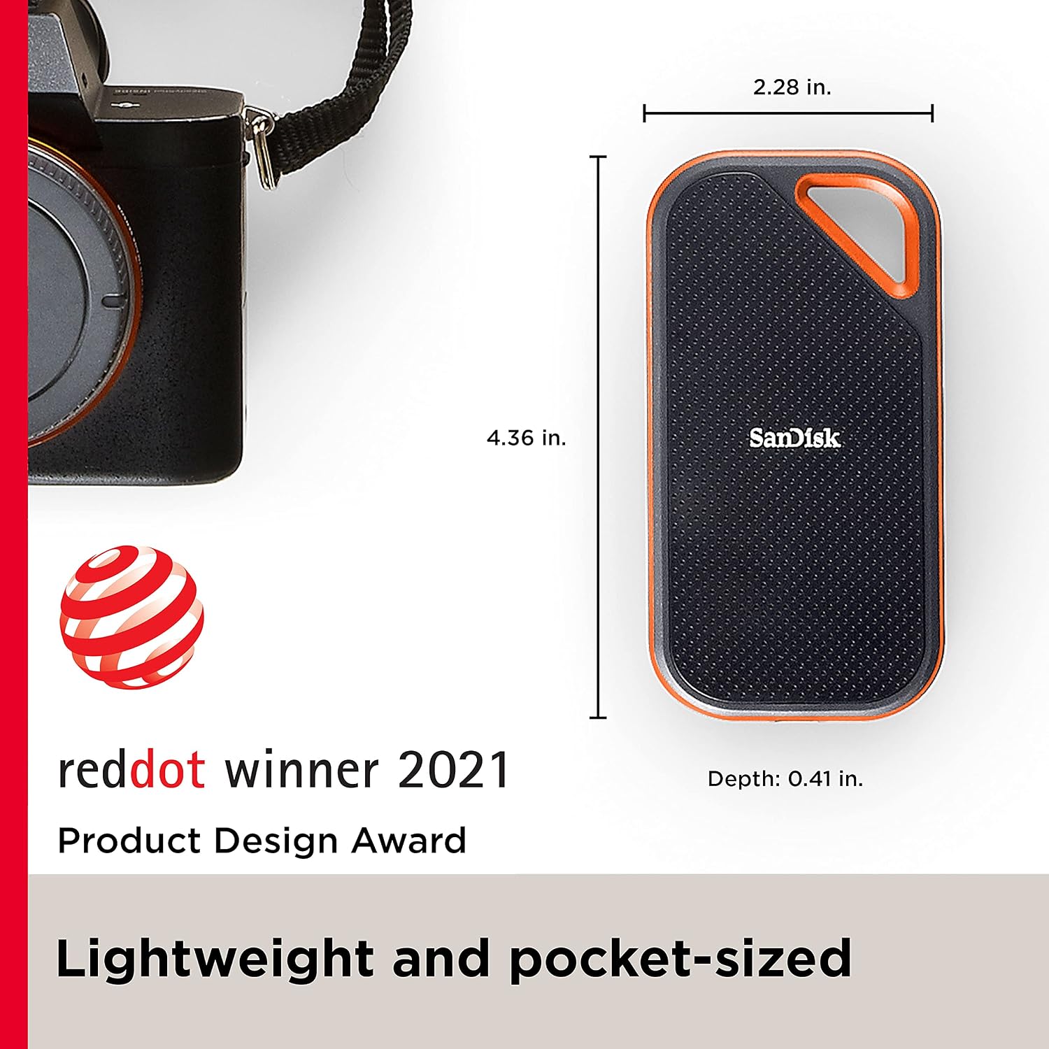 SanDisk Extreme Pro Portable SSD E81 V2 1TB Monterey Blue USB 3.2 Gen2 - Image 2