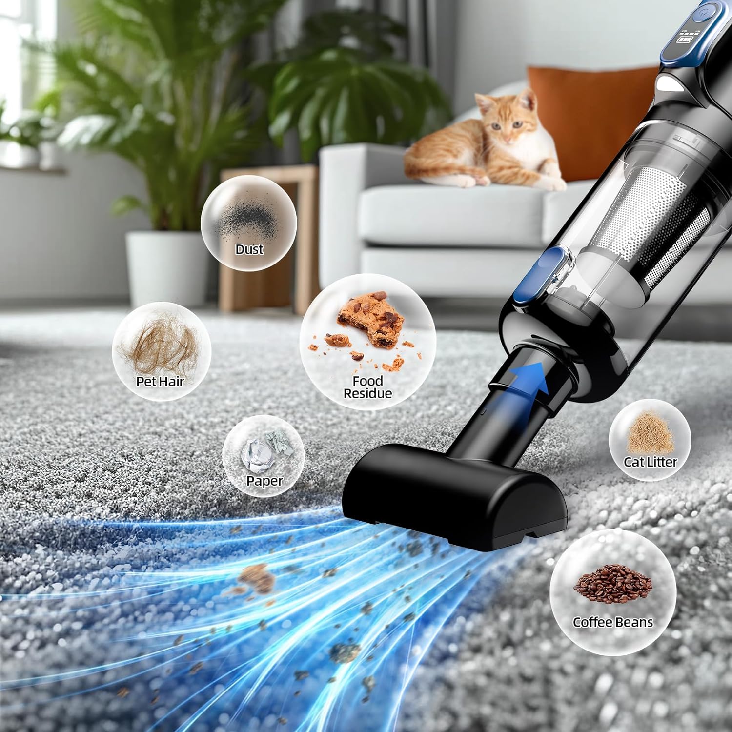 Havit VC019 Car Vacuum 2-in-1 - Image 3