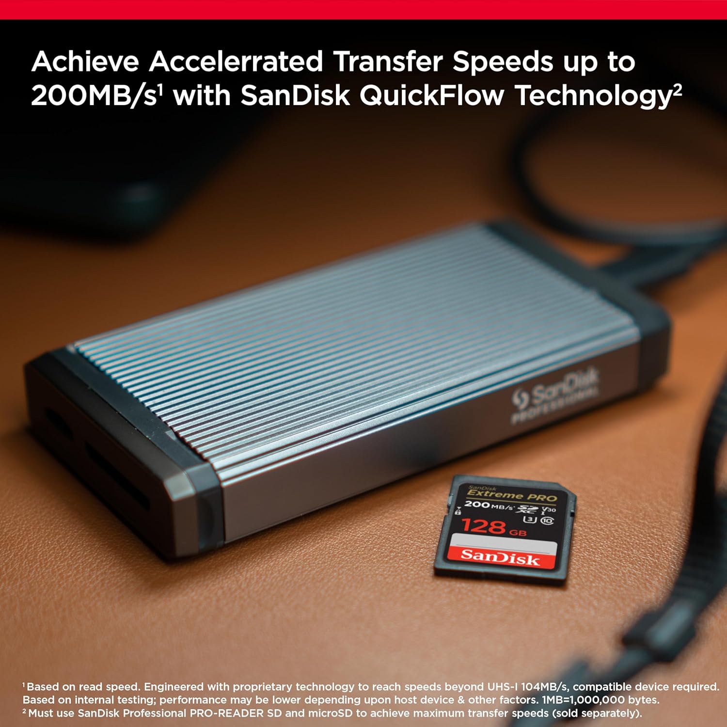 SanDisk Extreme Pro UHS-I 128GB SD Card - Image 2
