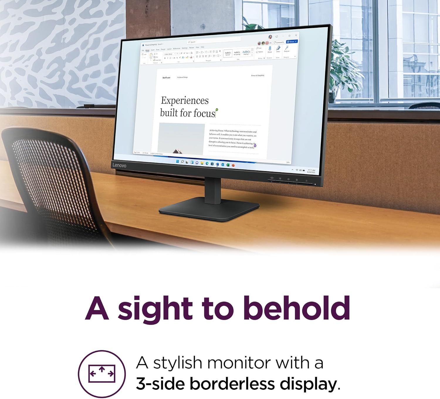 Lenovo L24-4E 23.8-Inch Monitor - Image 4