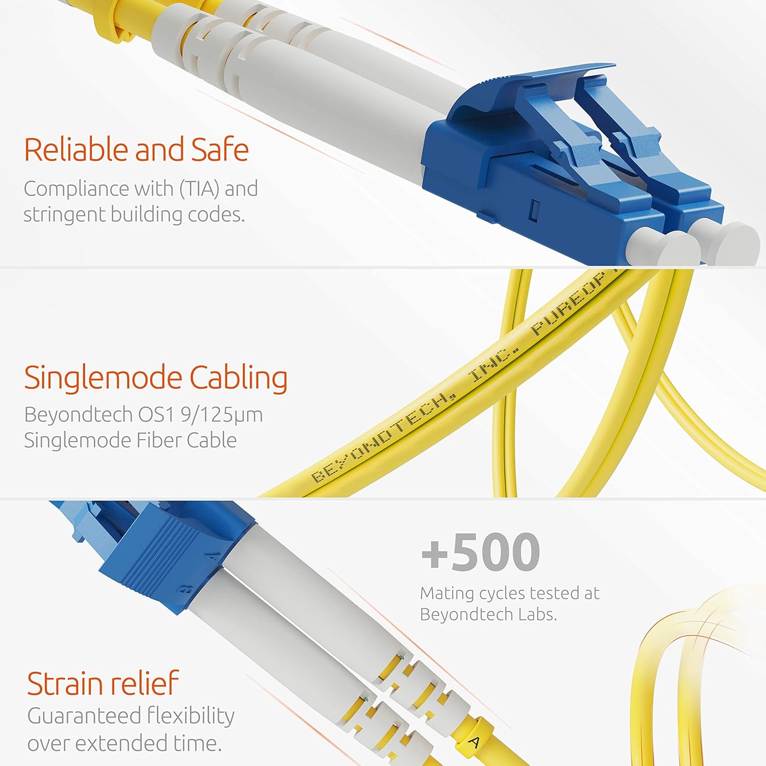 Fiber Optic Patch Cord LC to LC 1M - Image 3