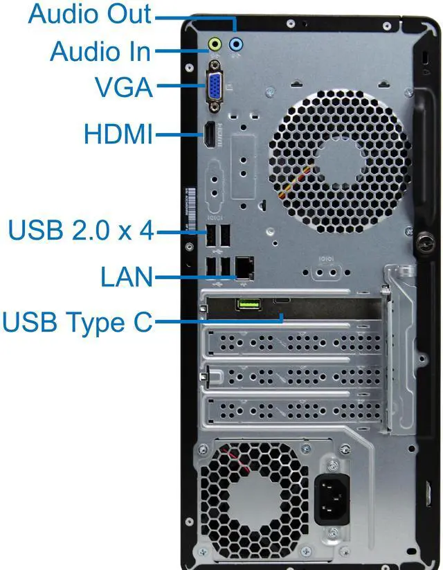HP Pro Tower 290 G9 Intel Core i5-14500 8GB RAM 512GB SSD Desktop PC - Image 3