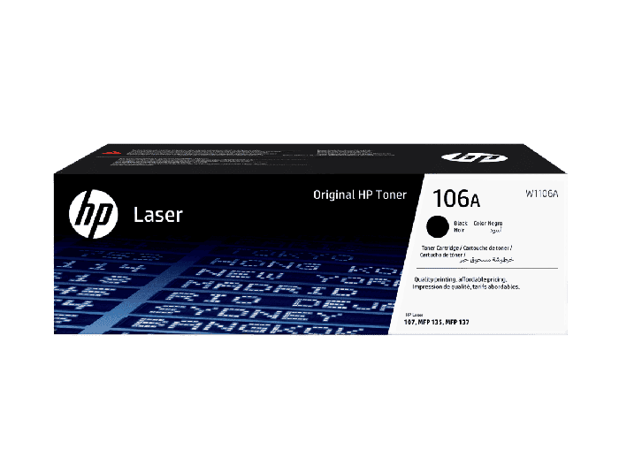 HP 106A Black Original LaserJet Toner Cartridge