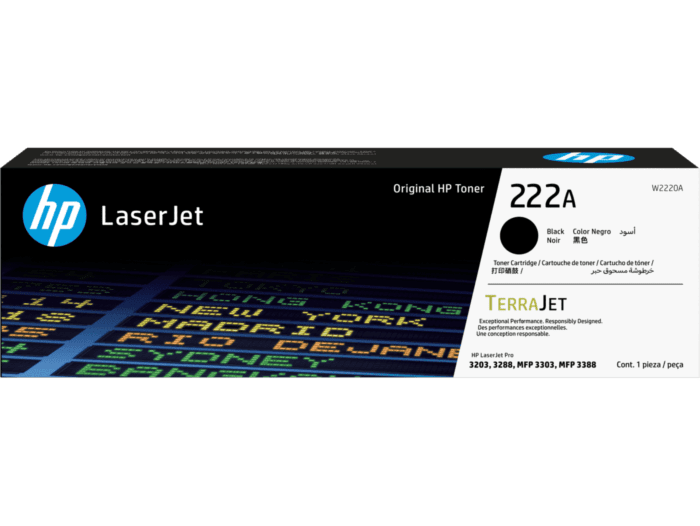 HP 222A Black Original LaserJet Toner Cartridge