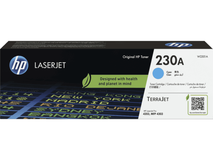 HP 230A Cyan Original LaserJet Toner Cartridge