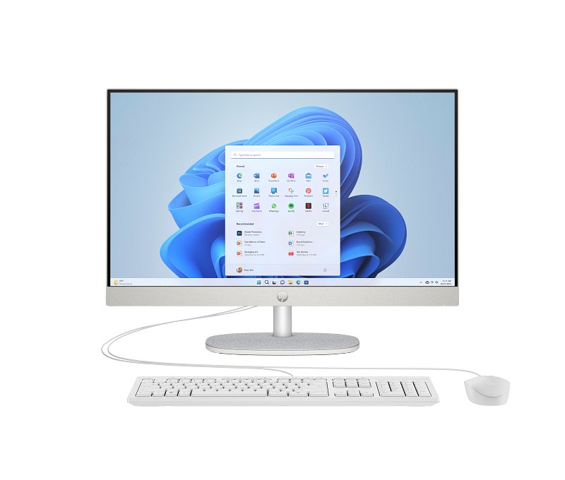 HP All-in-One 24-cr0307nh Intel Core i5-1334U 8GB RAM 512GB SSD Non-Touch White