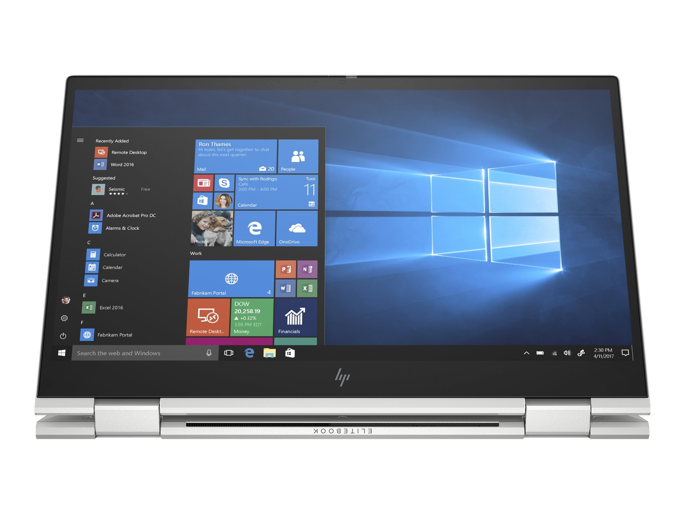 HP EliteBook x360 830 G7, Intel Core i5 10th Gen, 8GB RAM, 256GB SSD, 13.3-Inch Touchscreen Convertible Laptop