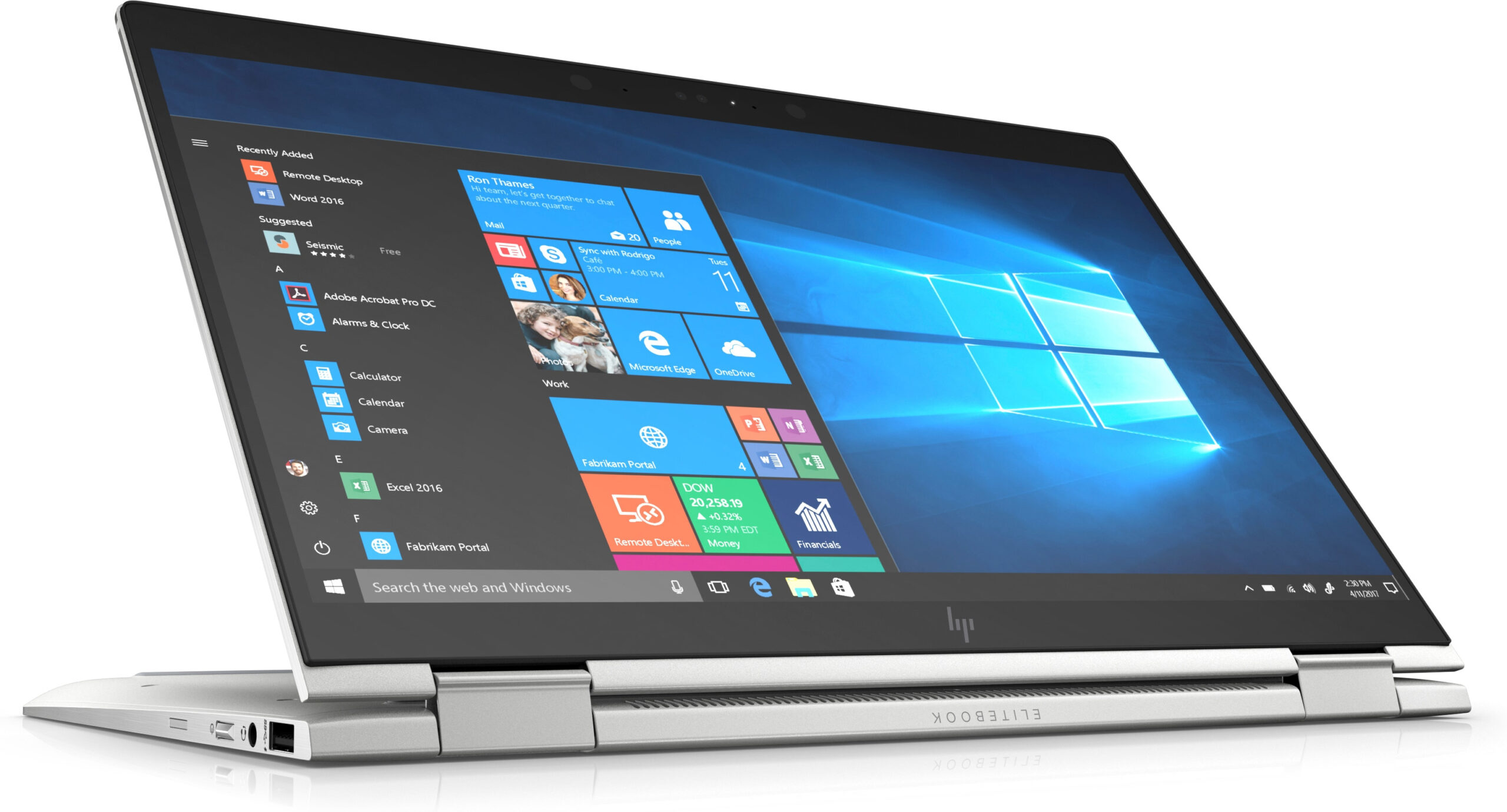 HP EliteBook X360 1030 G3, Core i5 8th Gen, 8GB RAM, 256GB SSD, 13.3" Touchscreen - Image 4
