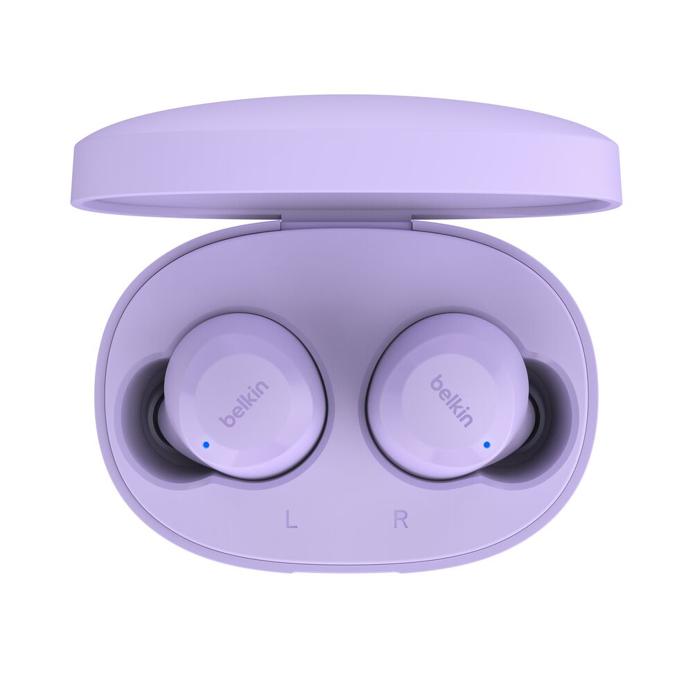 Belkin SoundForm Bolt True Wireless Earbuds Lavender - Image 2