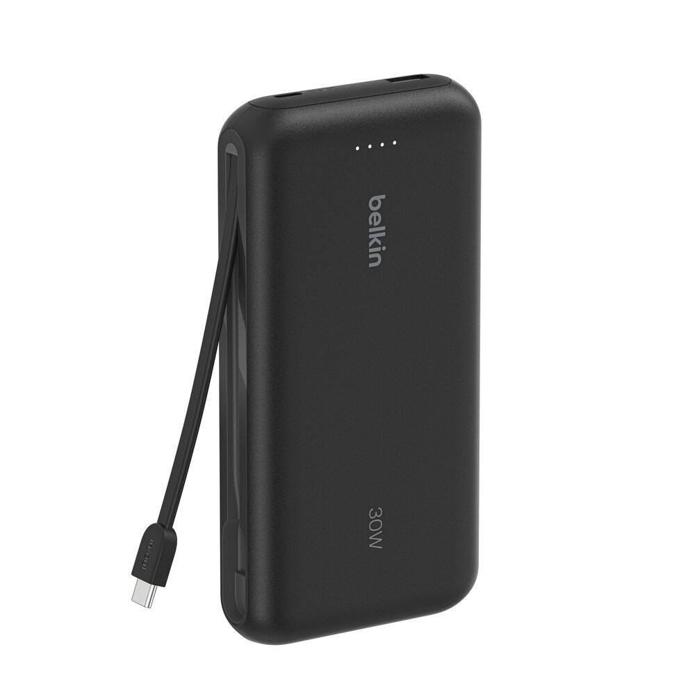 Belkin 20K Power Bank USB-C 30W PD 1x12W USB-A Black - Image 2